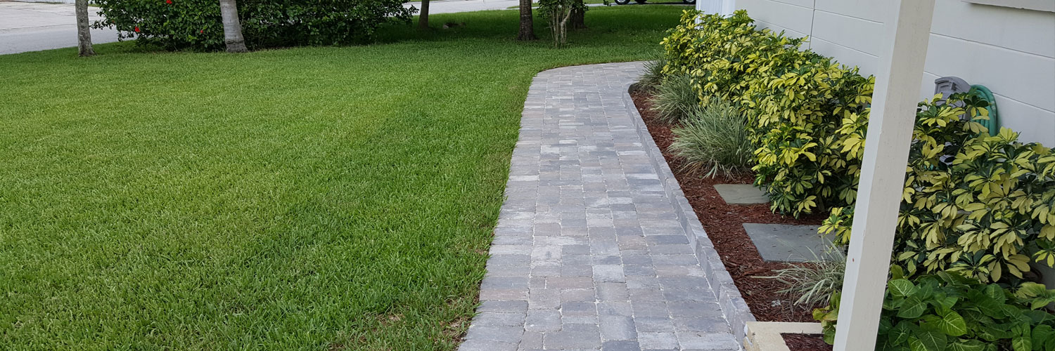 Paver walkway in Melbourne, FL